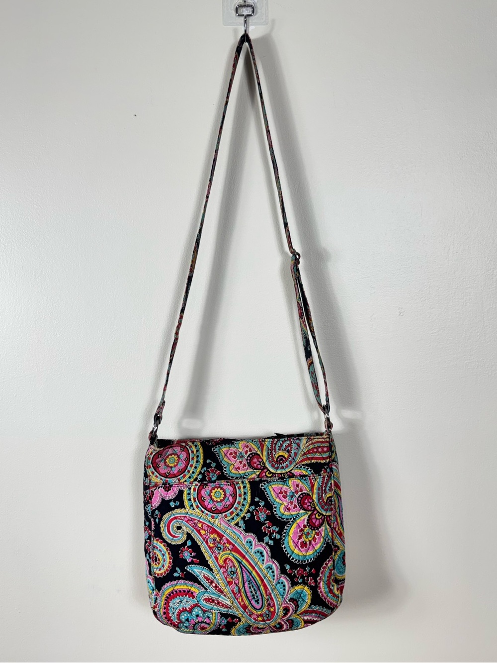 Vera Bradley Signature Parisian Paisley Hipster Crossbody Bag Bohemian Quilted - Picture 4 of 7